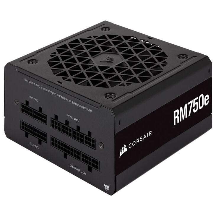 Corsair RMe Series RM750e Netzteil 80 PLUS Gold, ATX 3.0, PCIe 5.0 - 750 Watt, schwarz image number 1