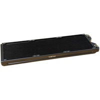 Phobya R27-S420 Radiator, 420 mm radiator, 18 FPI, copper fins, 2x G1/4-inch connectors – black