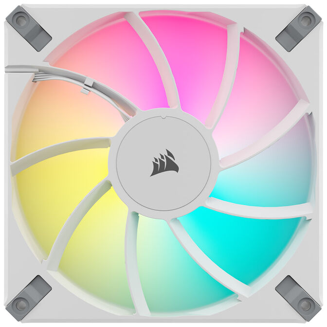 Corsair AF Elite Series RGB PWM Fan 2-Pack including RGB Controller - 140mm, white image number 3