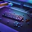 Glorious GMMK 2 Compact Tastatur - Fox Switches, US-Layout, wei&szlig; image number null