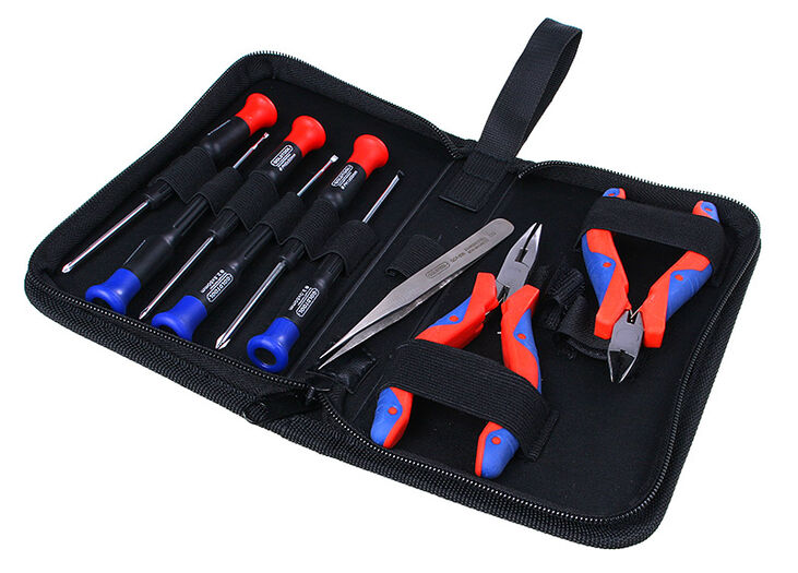 InLine tool set for computer and electronics, 9 pieces image number 0
