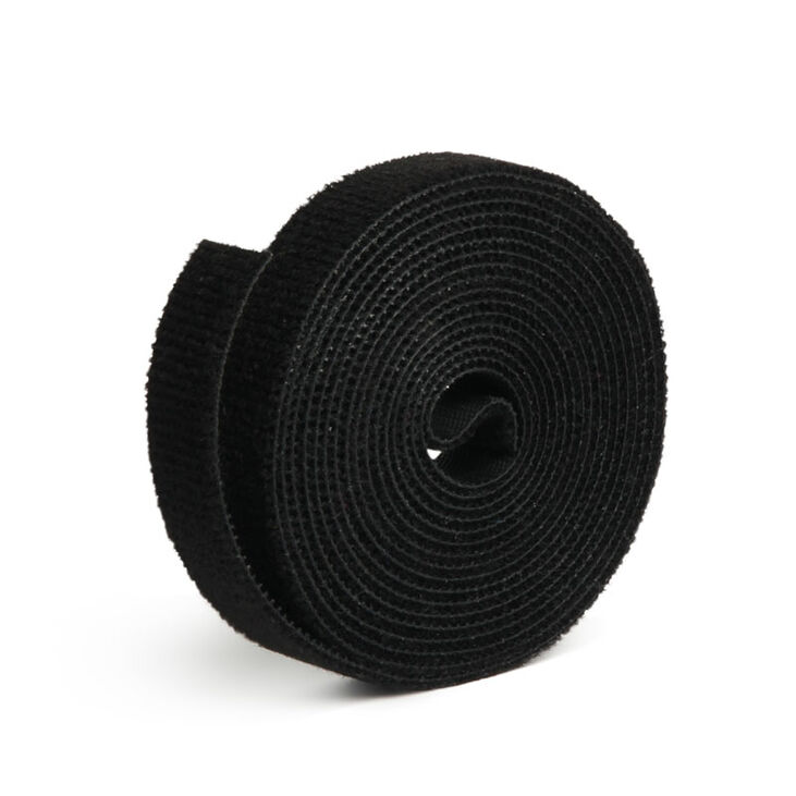 LABEL THE CABLE Dual Klettbandrolle 3m - schwarz image number 1