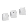 Glorious GPBT Keycaps - 115 PBT keycaps, ISO, ES layout, Arctic White image number null