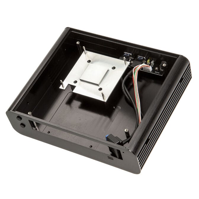 Akasa Euler S Fanless Thin-Mini-ITX Case, OEM - black image number 2