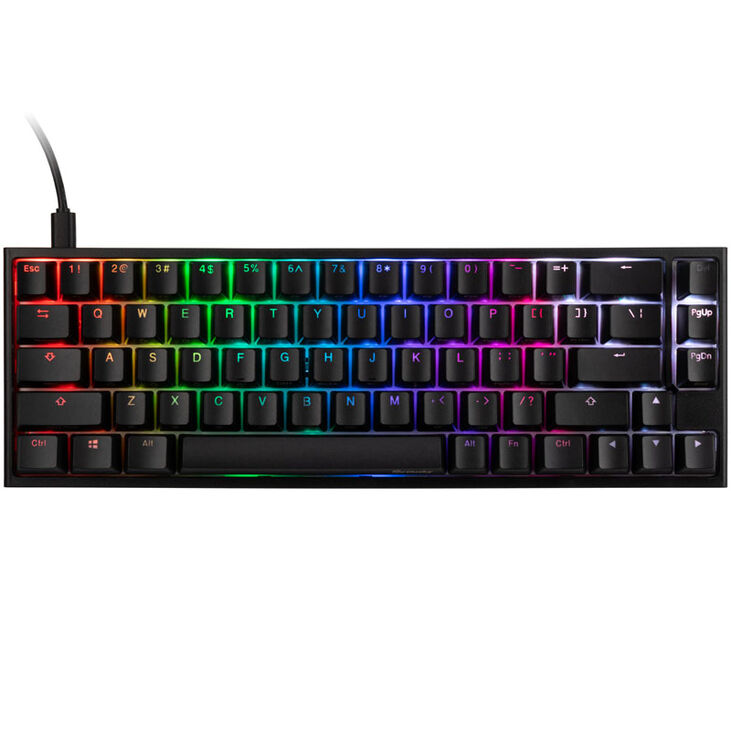 Ducky One 2 SF Gaming Tastatur, MX-Blue, RGB LED - schwarz (US) image number 1
