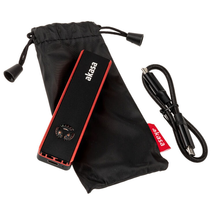 Akasa Vegas SSD Mate, M.2 SATA/NVMe SSD to USB3.2 Gen2 image number 4