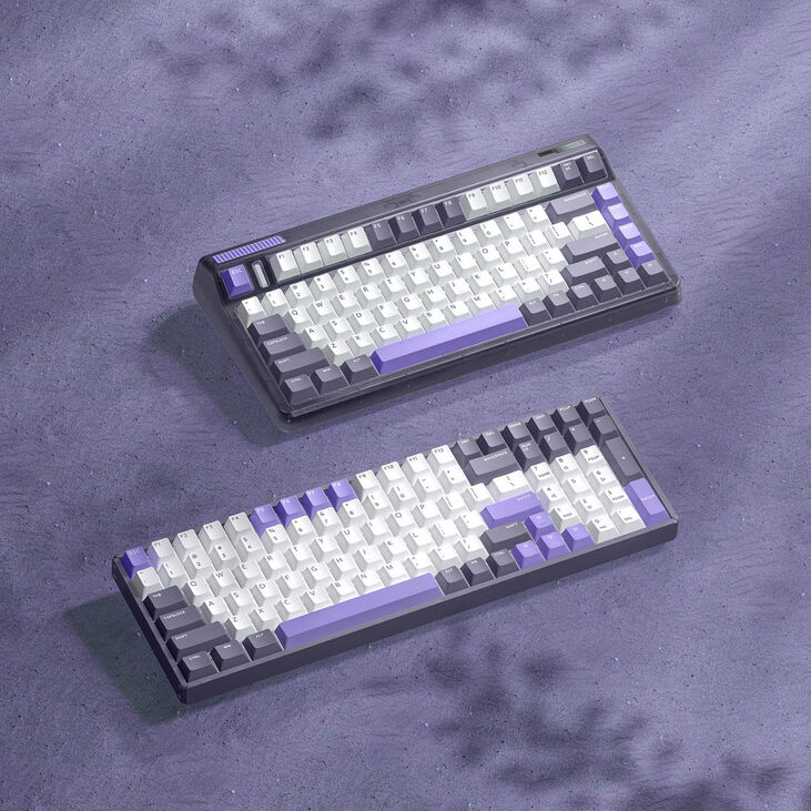 IQUNIX F97 Lavandin Wireless Gaming Tastatur, RGB - MX-Red-Switches (US) image number 8