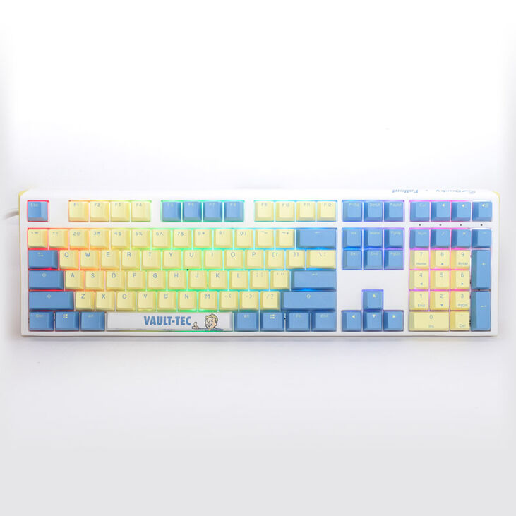 Ducky x Fallout Vault-Tec Limited Edition One 3 Gaming Tastatur + Mauspad - MX-Blue image number 6