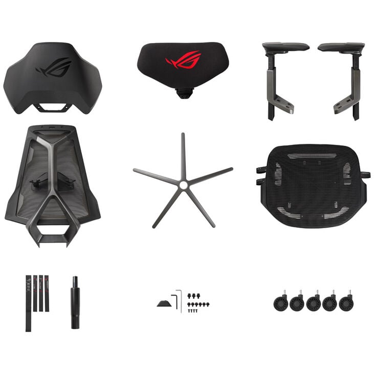 ASUS ROG Destrier Ergo Gaming Chair - black image number 9