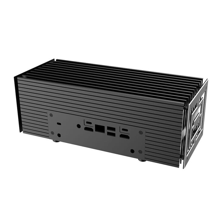 Akasa Turing Duo Pro Aluminium-Gehäuse - für Asus PN52 / PN53 / PN64, schwarz image number 3