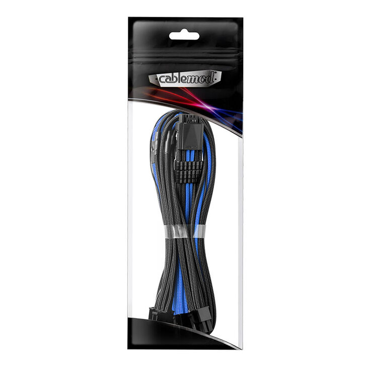 CableMod C-Series PRO ModMesh 12VHPWR to 3x PCI-e Kabel for Corsair - 60cm, black/blue image number 2