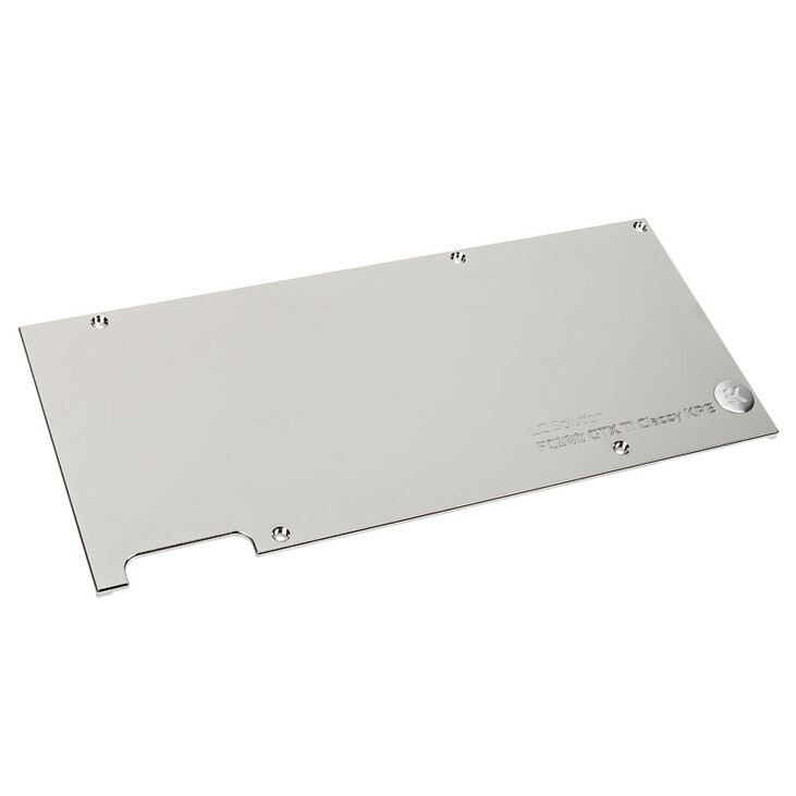 EK Water Blocks EK-FC980 GTX Ti Classy KPE Backplate - Nickel image number 0