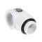Bitspower Adapter 90 Grad G1/4 Zoll AG auf G1/4 Zoll IG - drehbar, wei&szlig;