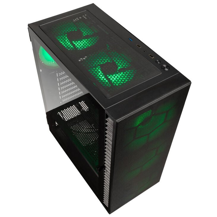 Kolink Observatory HF Mesh ARGB Midi-Tower - schwarz image number 1