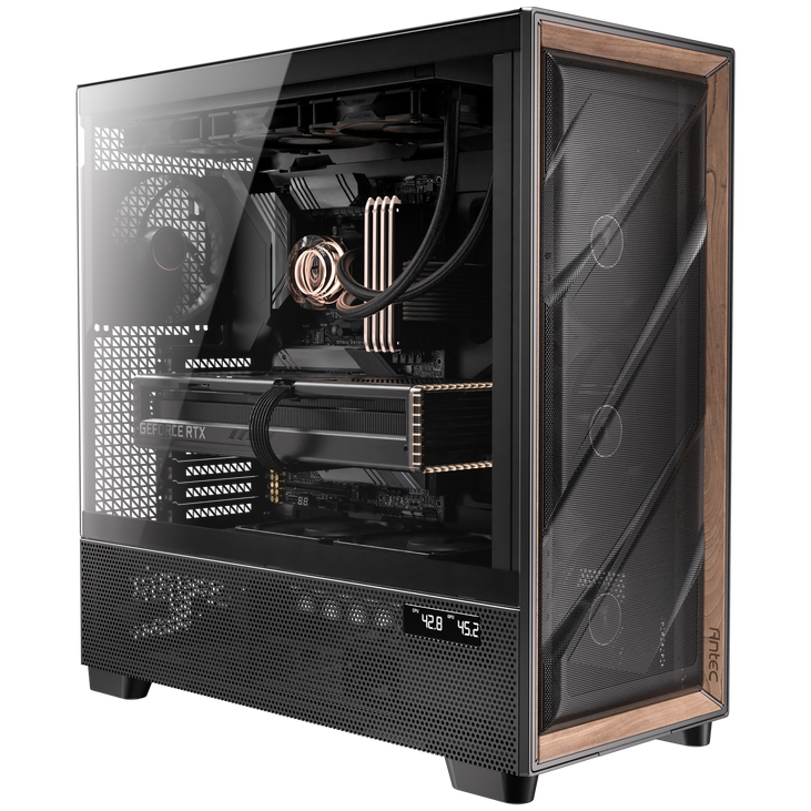 Antec Flux Pro PC case, full tower, E-ATX, tempered glass – black image number 10