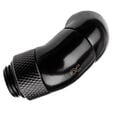 Alphacool Eiszapfen Winkeladapter 45 Grad doppel drehbar G1/4 AG auf G1/4 IG - schwarz image number null
