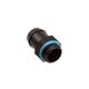 XSPC fitting straight G1/4 inch female thread to 13mm ID - matte black