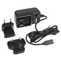 Akasa 15 Watt USB Type C power supply compatible with Raspberry Pi 4, black