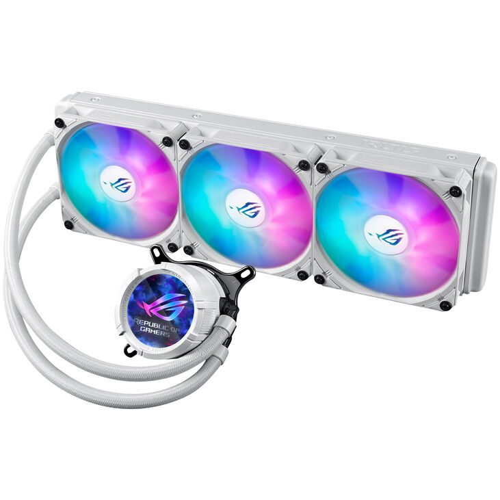 ASUS ROG Strix LC III 360 ARGB LCD All-in-One Water Cooling - 360mm, white image number 2