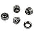 Corsair Hydro X Series XF Hardline Anschluss gerade G1/4 Zoll auf 12mm AD Hardtube - 4er Pack, chrom image number null