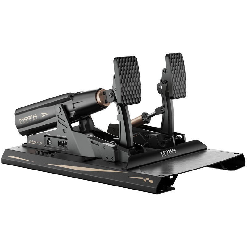 MOZA mBooster Active Pedal mit CRP2 Throttle