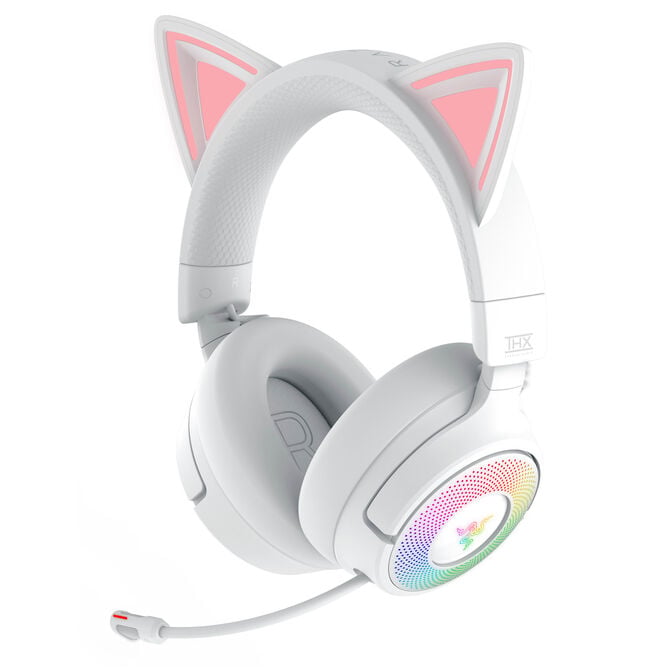 Razer Kraken Kitty V3 Pro Wireless Gaming Headset, Chroma RGB - White image number 0