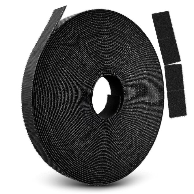 LABEL THE CABLE RIP STRAPS Velcro Roll - black, 3m image number 0