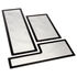 Demciflex dust filter set for PHANTEKS Enthoo Luxe - black/black image number null