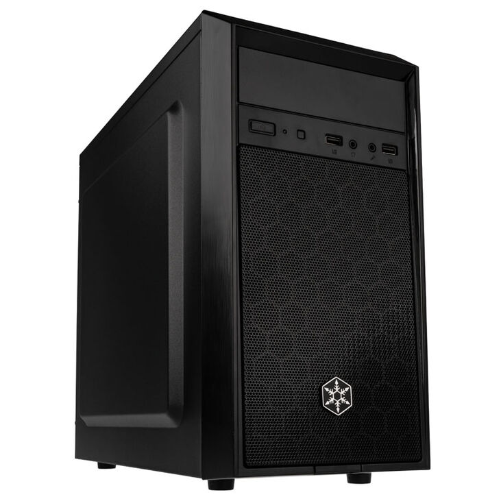 SilverStone Precision PS16 Micro-ATX case - black image number 0