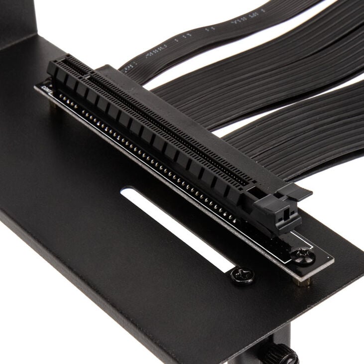 Raijintek Paxx Vertikale PCI-Slot-Blende + PCIe x16 Riser Flachband-Kabel, 20cm image number 6