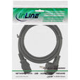 InLine power cable, angled Schuko plug to C13-connector - black image number null