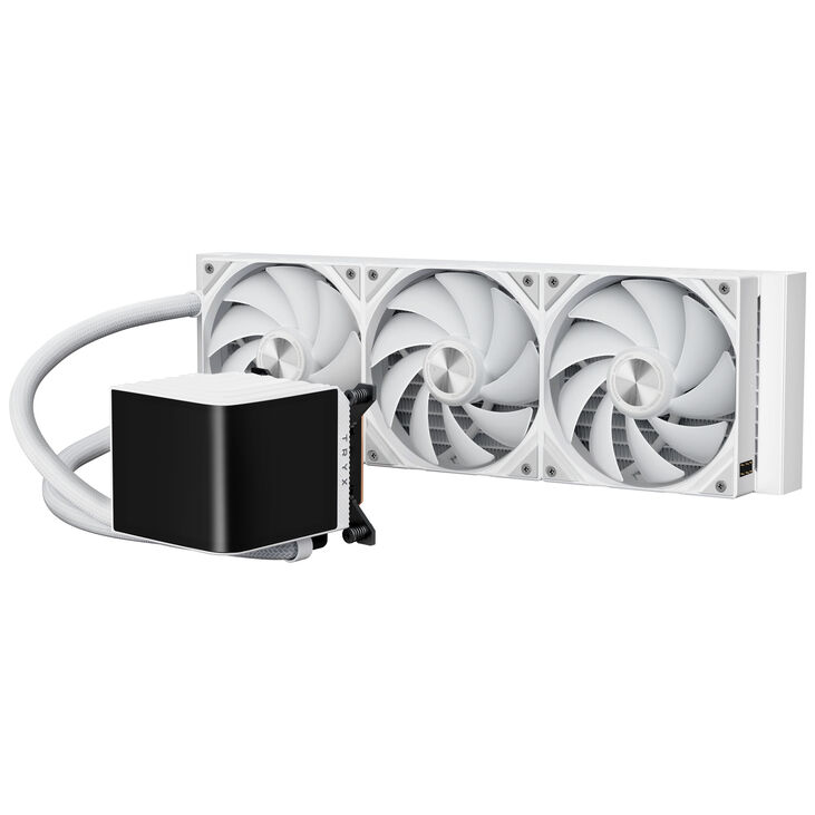 TRYX PANORAMA 360 AiO Water Cooling, 3D-AMOLED Display - 360mm, white image number 1