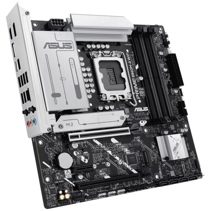 ASUS Prime B860M-A WiFi Motherboard, Socket LGA 1851, Intel B860, Micro-ATX, DDR5 image number 6