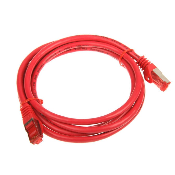 InLine Patchkabel Cat.6, S/FTP (PiMf), 250MHz, rot - 2m image number 1