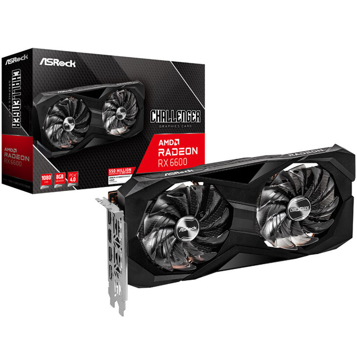 ASRock Radeon RX 6600 Challenger D, 8192 MB GDDR6 image number 0
