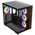Thermaltake View 380 WS ARGB PC Case, Mid Tower, ATX, ARGB, Tempered Glass - Black image number null