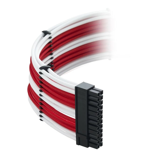 CableMod Classic ModMesh RT Cable Kit ASUS/Seasonic/Phanteks - white/red image number 1