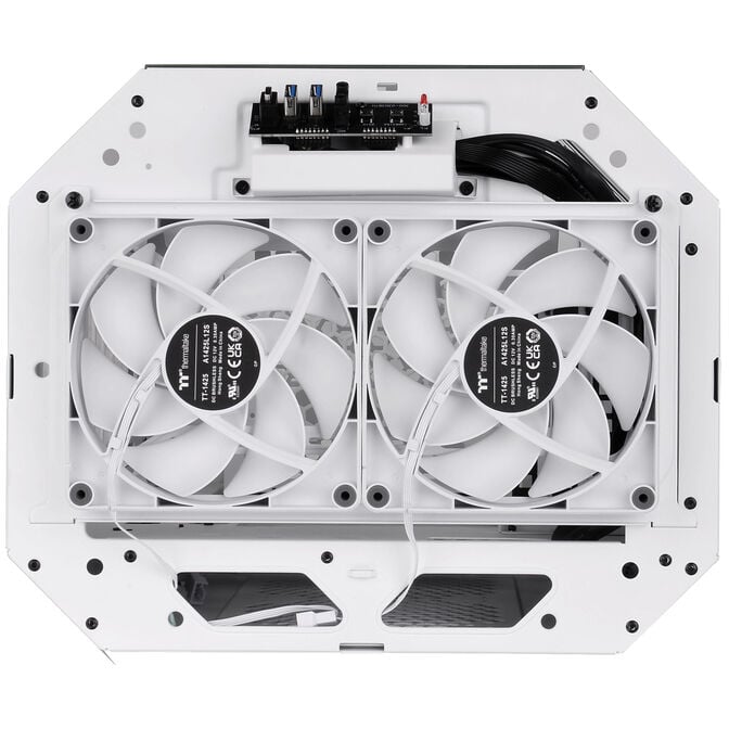 Thermaltake The Tower 300 PC-Geh&auml;use, Mini-Geh&auml;use, mATX, Tempered Glass - inklusive 2x 140-mm-L&uuml;fter, wei&szlig; image number 21