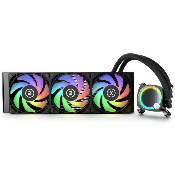 EK Water Blocks EK-Nucleus AIO CR360 Lux D-RGB AiO Wasserk&uuml;hlung - 360mm, schwarz image number 0