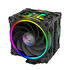 Akasa SOHO H4 Plus CPU-Kühler & AR12 Reverse-Lüfter, RGB - schwarz image number null