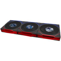 Lian Li UNI FAN TL LCD FLEX Wireless Fan, ARGB and LCD - 120mm, black, 3-pack with controller