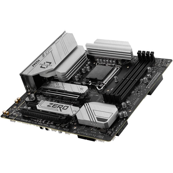 MSI Pro B760M Project Zero, Socket LGA 1700, Intel B760M, MIcro-ATX- DDR5, Back-Connect-Design image number 5