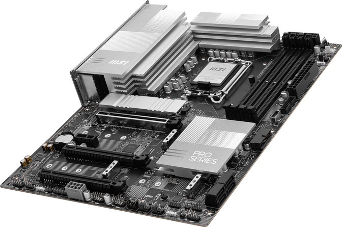 MSI PRO Z890-P WIFI motherboard, LGA 1851 socket, Intel Z890, ATX, DDR5 image number 4