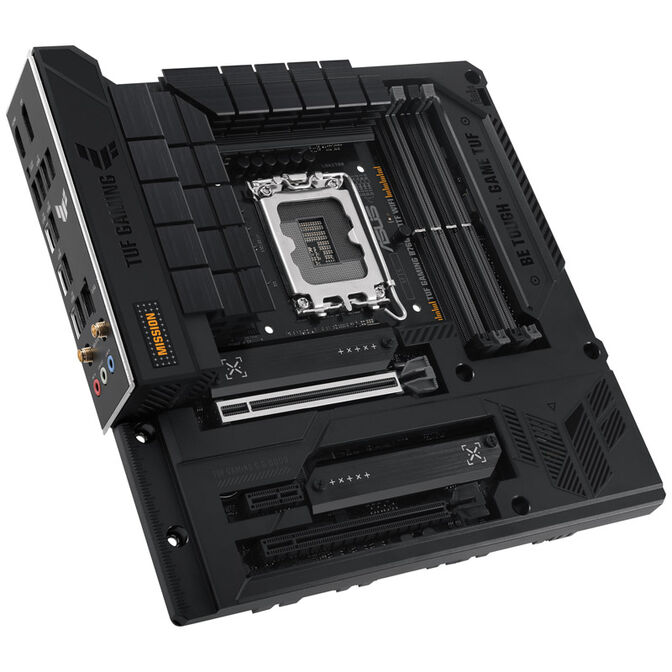 ASUS TUF Gaming B760M-BTF WIFI, Intel B760 Mainboard, Sockel LGA1700, DDR5 image number 0