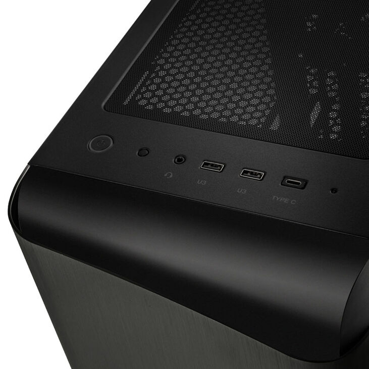 SilverStone Seta A1 Midi-Tower, Tempered Glass - schwarz image number 4