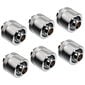 Alphacool Eiszapfen 16/10 mm screw-in fitting G1/4, 6-Pack - chrome