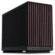 Lian Li DAN Cases A3-mATX - Walnut, black + 3x UNI FAN SL-INF 120 ARGB Reverse Blade Fans + 1x Standard PWM Fan - 120mm image number null