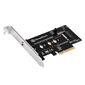 Silverstone SST-ECM21-E M.2 adapter card, PCIe 4.0, 1x M-Key - Low Profile