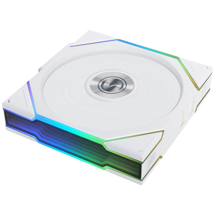 Lian Li UNI FAN TL Wireless Fans, ARGB, PWM, 3-Pack – Reverse Blade, 120 mm, White image number 3