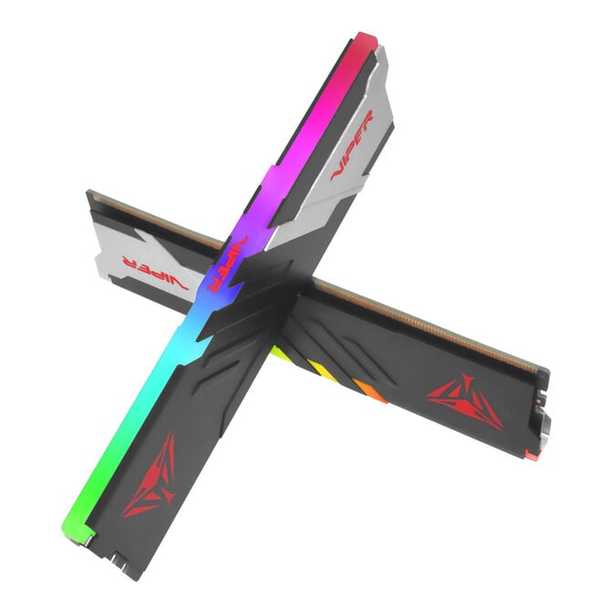 Patriot Viper Venom RGB DDR5-6000 RAM, CL28, AMD EXPO - 32 GB Dual-Kit, 2 x 16 GB, Black image number 3